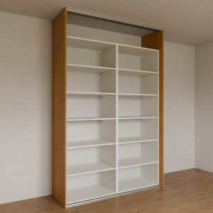 Vestavná skříň pohled 3