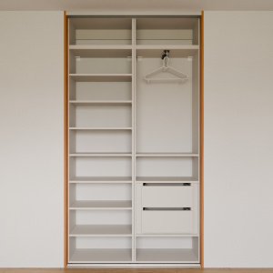 Vestavná skříň pohled 3