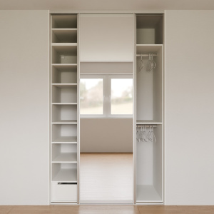 Vestavná skříň pohled 2