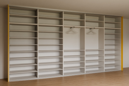 Vestavná skříň pohled 3