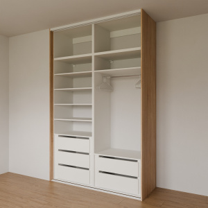 Vestavná skříň pohled 3