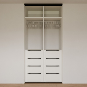 Vestavná skříň pohled 3