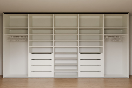 Vestavná skříň pohled 3