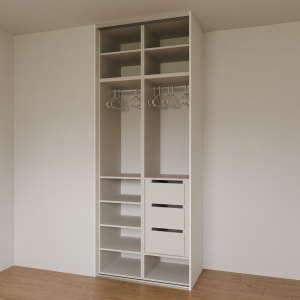 Vestavná skříň pohled 3