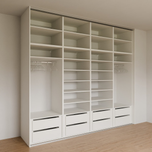 Vestavná skříň pohled 3