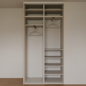 Vestavná skříň pohled 3