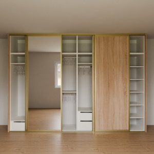 Vestavná skříň pohled 2