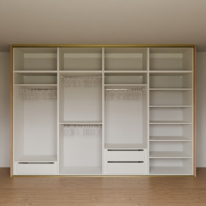 Vestavná skříň pohled 3