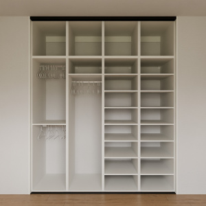 Vestavná skříň pohled 3