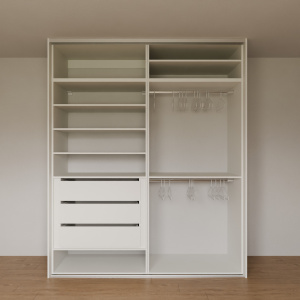 Vestavná skříň pohled 3