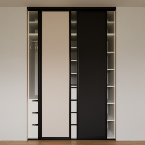 Vestavná skříň pohled 2