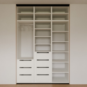 Vestavná skříň pohled 3