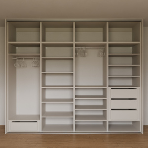 Vestavná skříň pohled 3