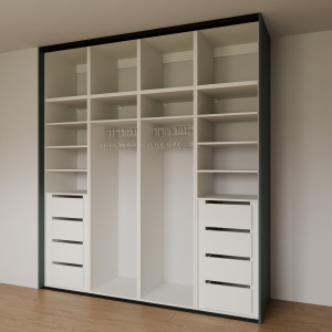 Vestavná skříň pohled 3