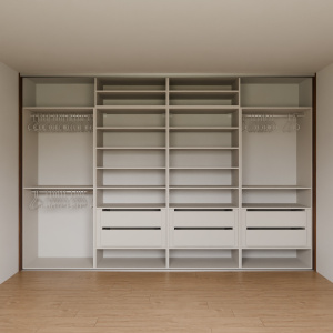 Vestavná skříň pohled 3