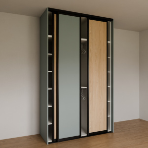 Vestavná skříň pohled 2