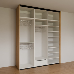 Vestavná skříň pohled 3