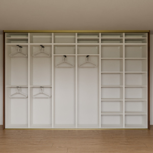 Vestavná skříň pohled 3