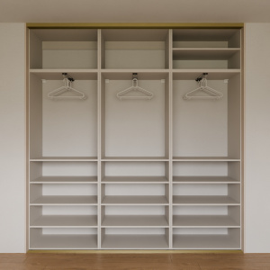 Vestavná skříň pohled 3