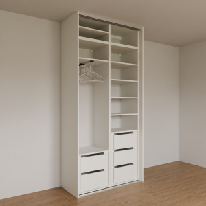 Vestavná skříň pohled 3