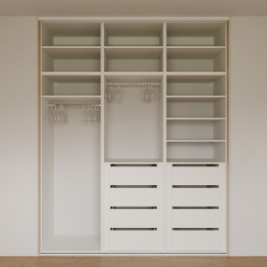 Vestavná skříň pohled 3