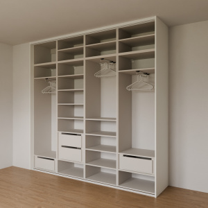 Vestavná skříň pohled 2