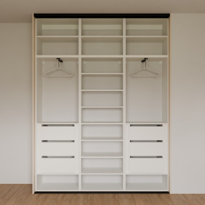 Vestavná skříň pohled 3