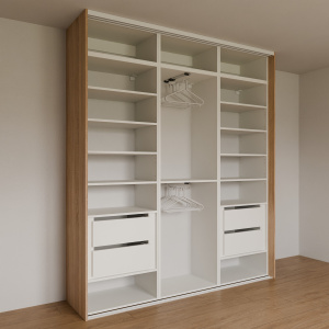 Vestavná skříň pohled 3