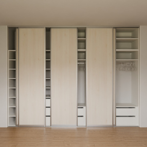 Vestavná skříň pohled 2