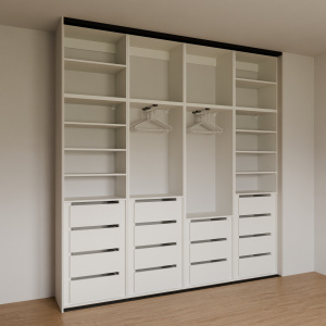 Vestavná skříň pohled 3