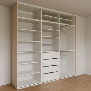 Vestavná skříň pohled 3