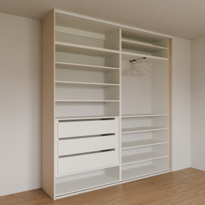 Vestavná skříň pohled 3