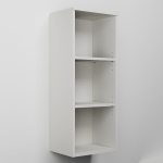 Vysoká závěsná skříňka s nikou s dvěma policemi (v. 100 cm)