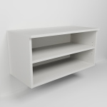 Závěsná skříňka s nikou a policí (v. 40cm)