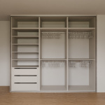 Vestavěná skříň do pravého rohu 270x240x70 cm