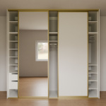 Vestavěná skříň před stěnu 280x270x70 cm