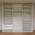 Vestavěná skříň před stěnu 280x270x70 cm