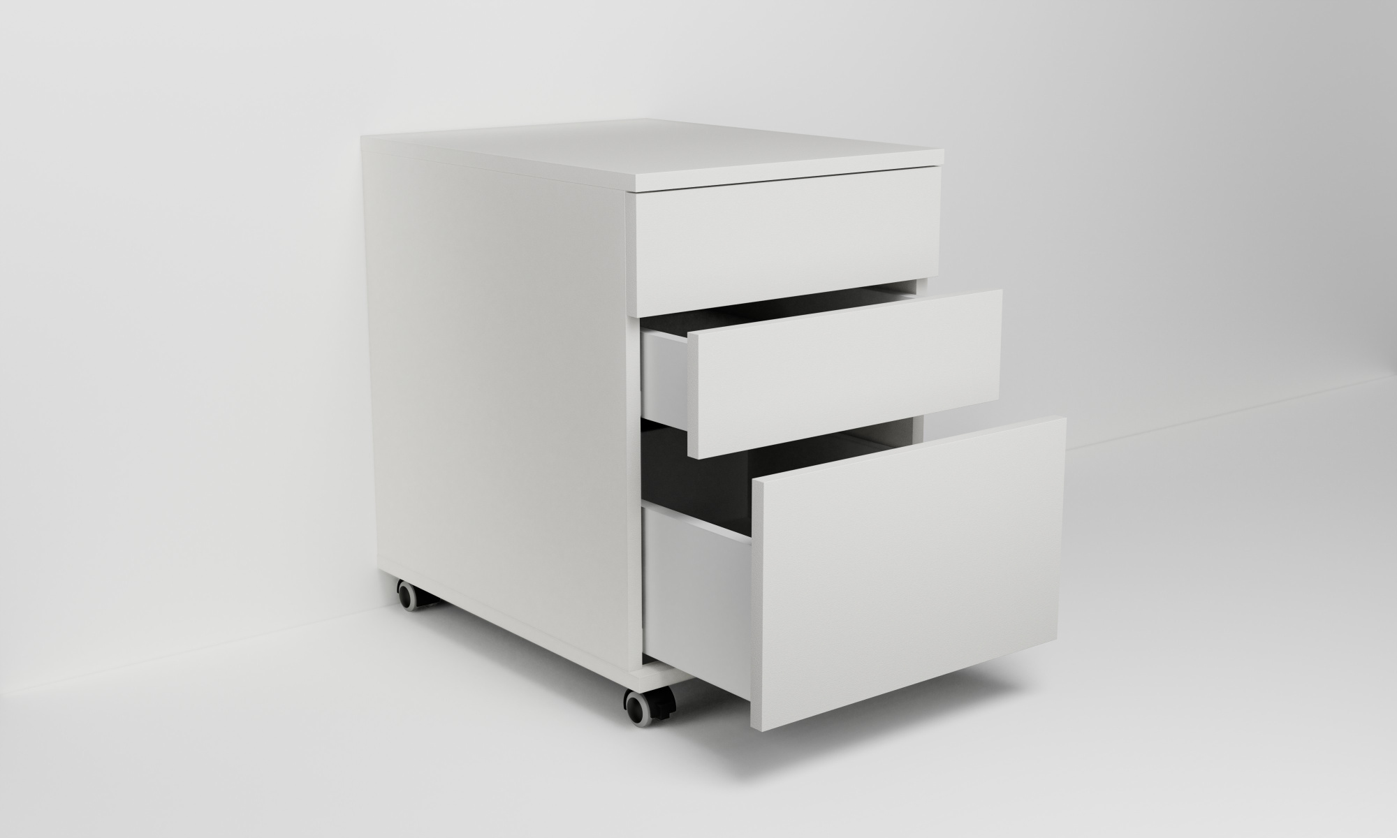 Kontejner se 3 zásuvkami