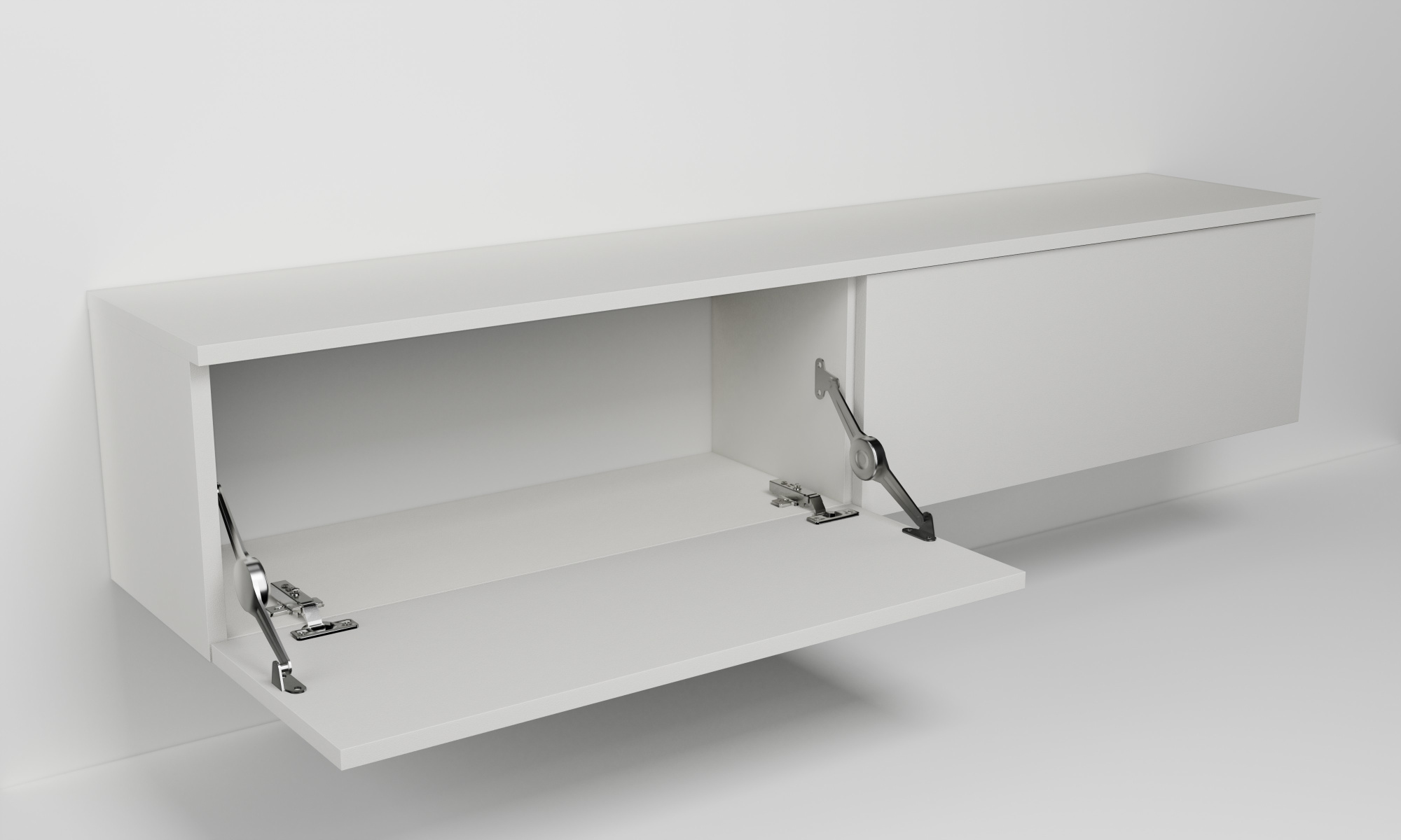 Závěsná skříňka s dvěma sklopnými dvířky (v. 30cm)