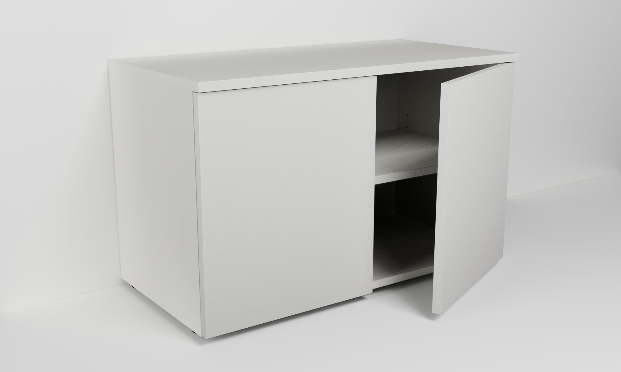 Skříňka se dvěma dvířky s policí (v. 50cm)