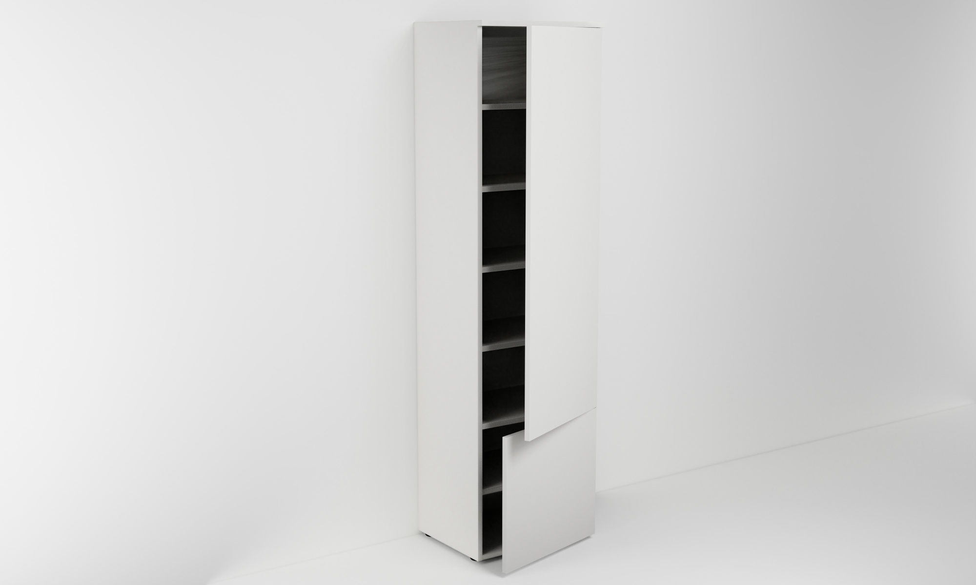 Vysoká skříňka s dvěma dvířky (v. 180cm)