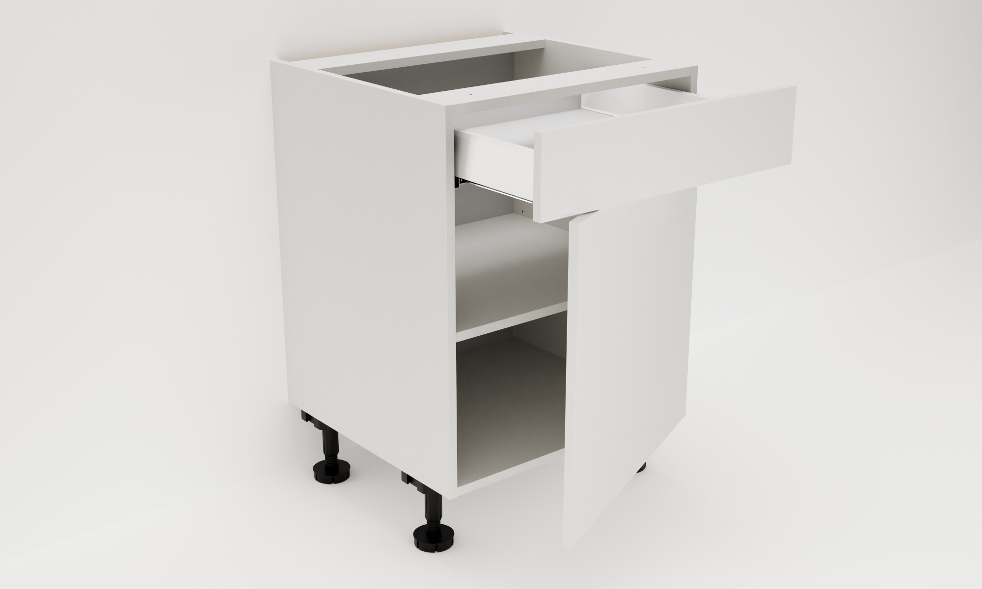 Skříňka s 1 dvířkem a zásuvkou