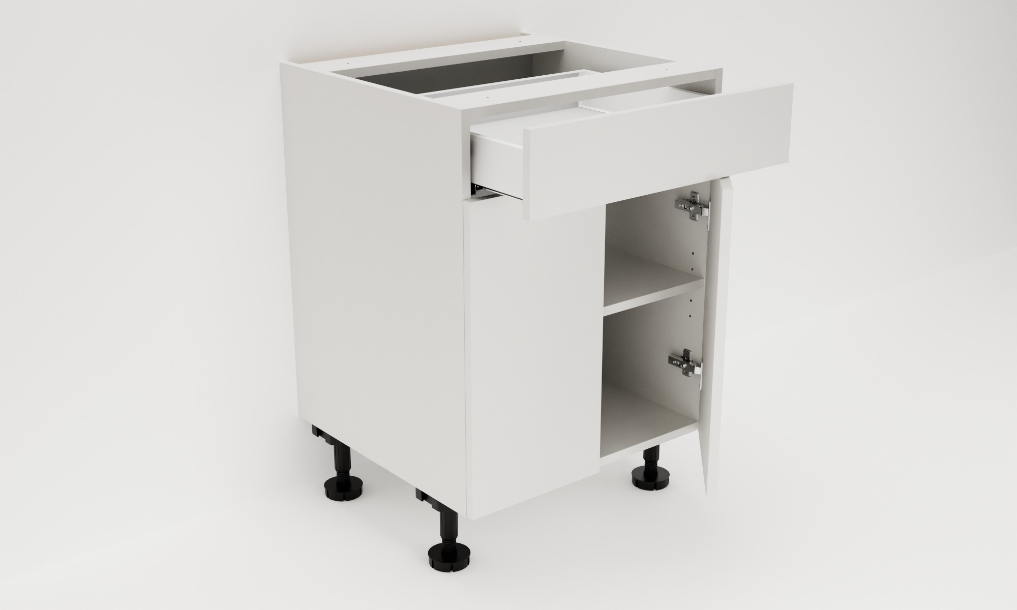 Skříňka s 2 dvířky a zásuvkou