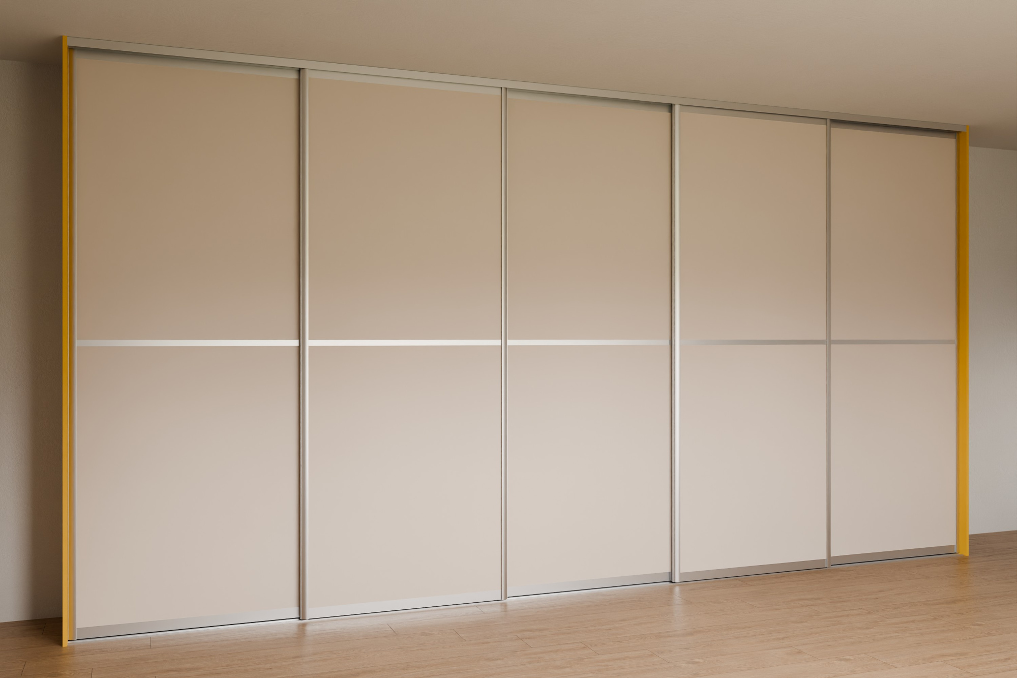 Vestavěná skříň před stěnu 500x260x50 cm