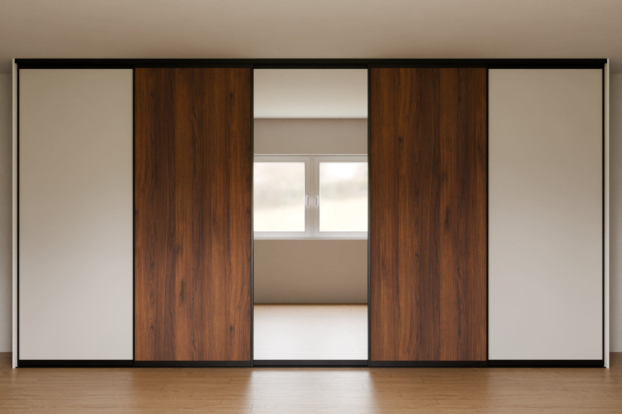 Vestavěná skříň před stěnu 500x260x65 cm