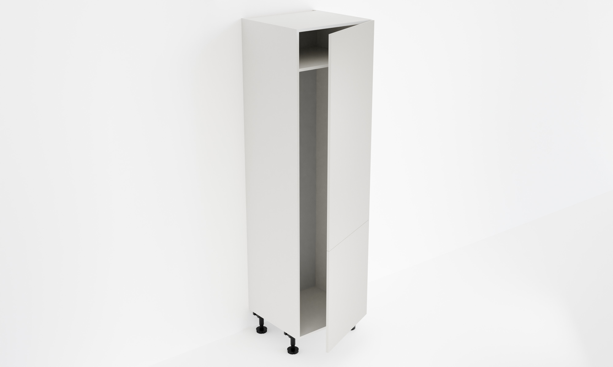 Vysoká skříňka pro lednici v178