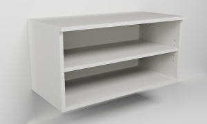 Závěsná skříňka s nikou a policí (v. 40cm)