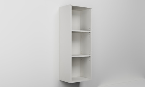 Vysoká závěsná skříňka s nikou s dvěma policemi (v. 110 cm)