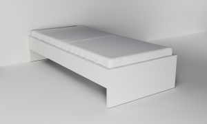 Postel š. 90 cm s nízkým čelem bez zásuvek