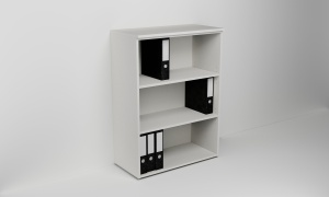 Kancelářská skříňka š. 80 cm v. 110 cm bez dvířek